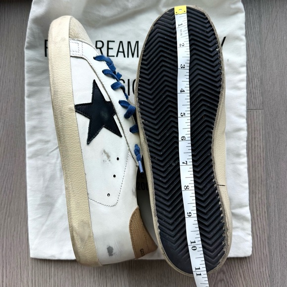 Golden Goose White and Blue Men's Sneakers 42EU - Picture 3 of 9